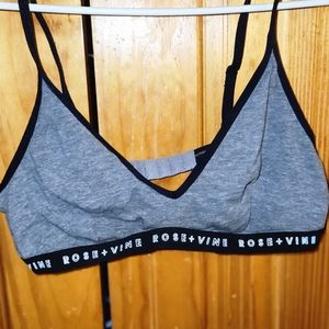 Rose & Vine XS triangle bra.